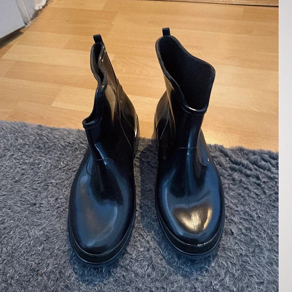 Bockstiegel Damen Chelsea-Stiefeletten schwarz EU 40 Gummi Blockabsatz