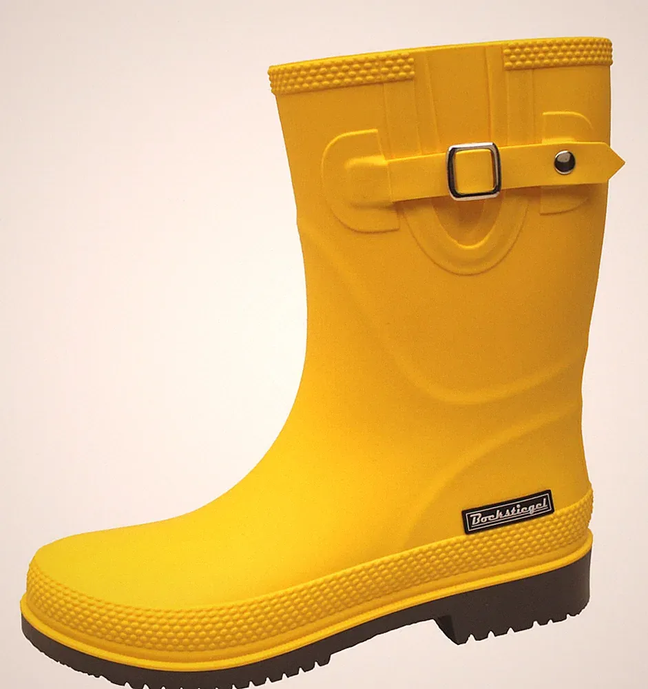 Bockstiegel Damen Gummistiefel Kurz-Stiefel Regenstiefel Lotte-K Zierschnalle