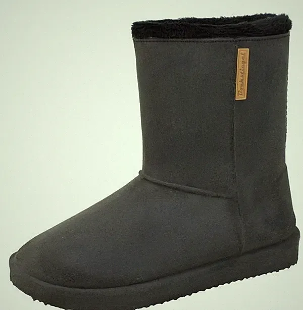 Bockstiegel Damen Gummistiefel VANESSA | Warmfutter & Lederoptik | Schwarz 36–43
