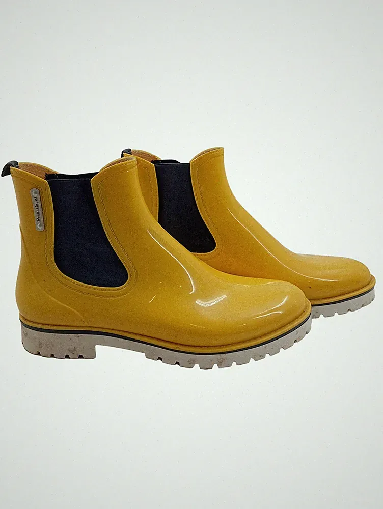 Bockstiegel Gummistiefel Chelsea Boots Gelb Größe 40