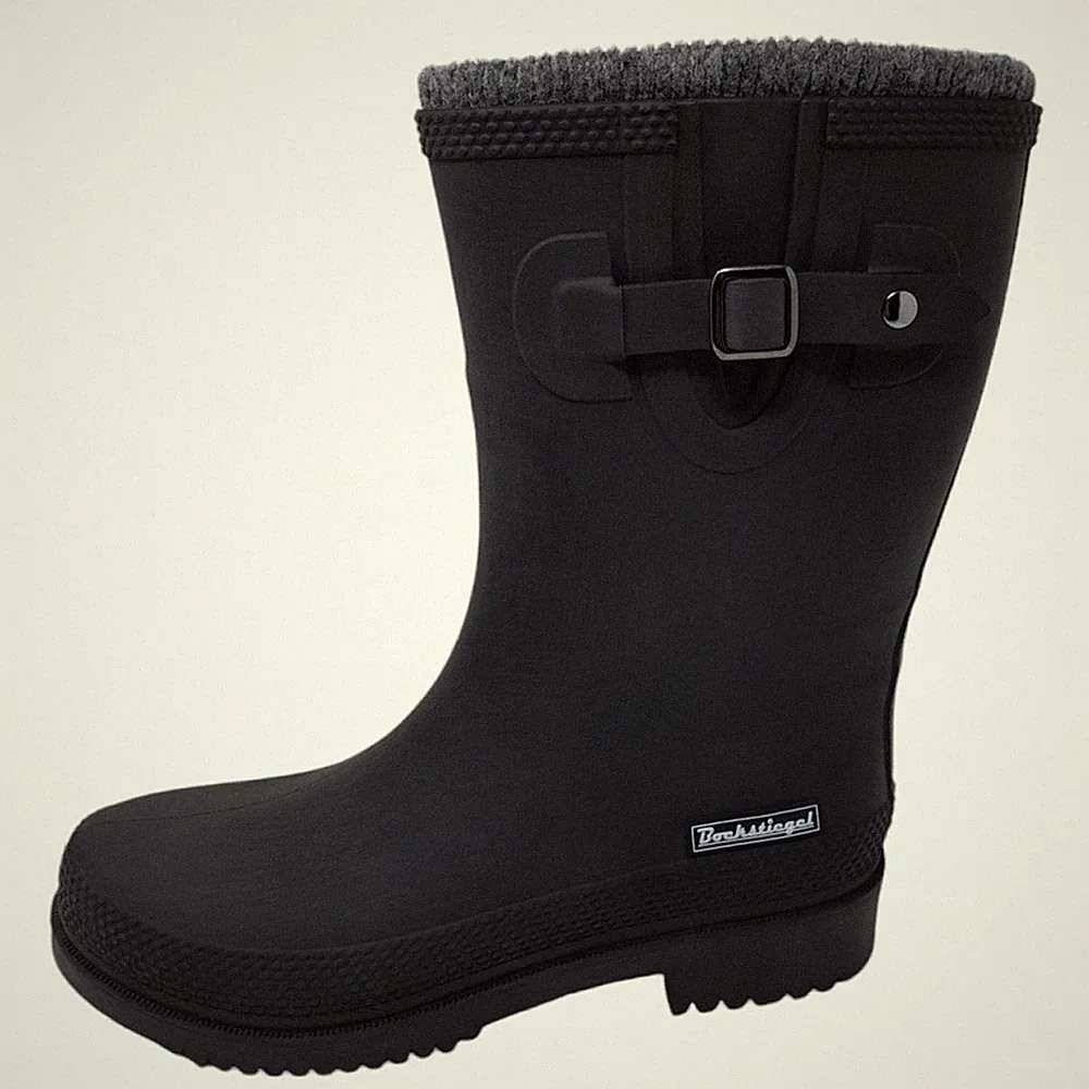 Bockstiegel Gummistiefel Schwarz