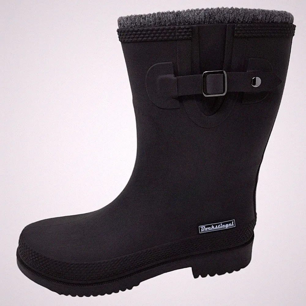 Bockstiegel Gummistiefel Schwarz