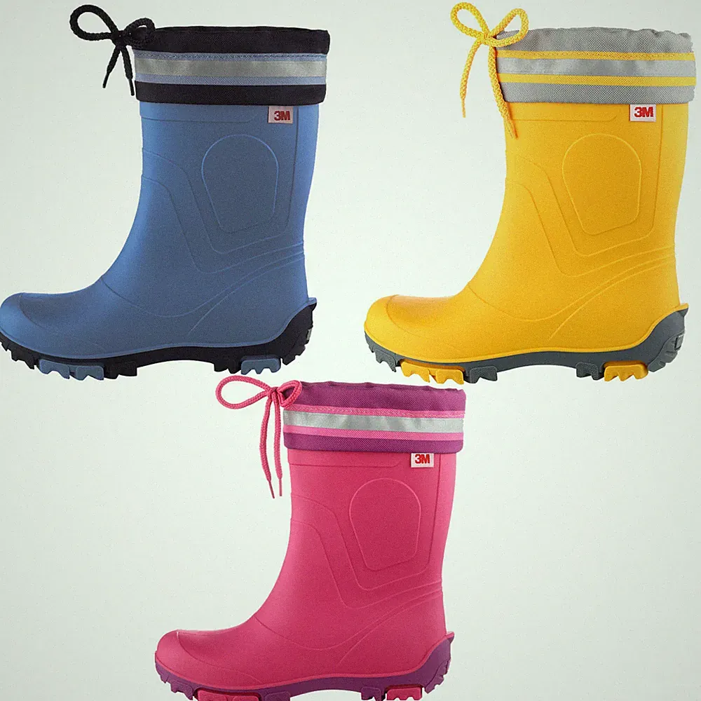 Bockstiegel Kinder Gummistiefel Stiefel Bente Rutschfeste Sohle Leicht Stulpe