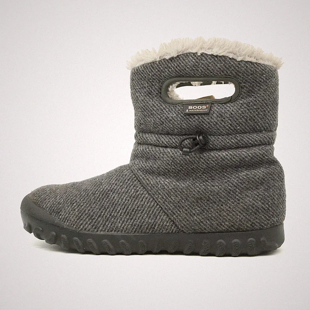 BOGS Damen 72106-013 Stiefel Grau Textil Mittel Winter Winterstiefel EU 42