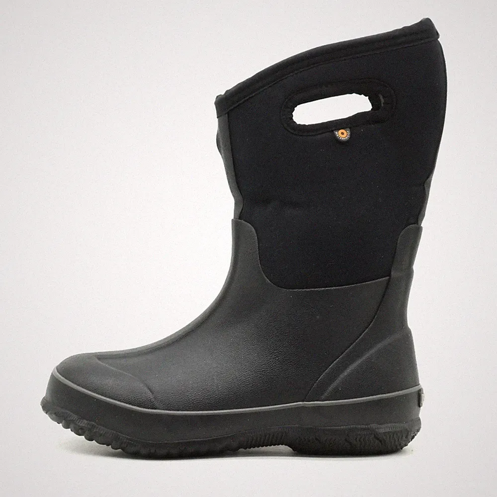 BOGS Damen Classic High HA Stiefel Schwarz Anziehen Gummistiefel EU 37
