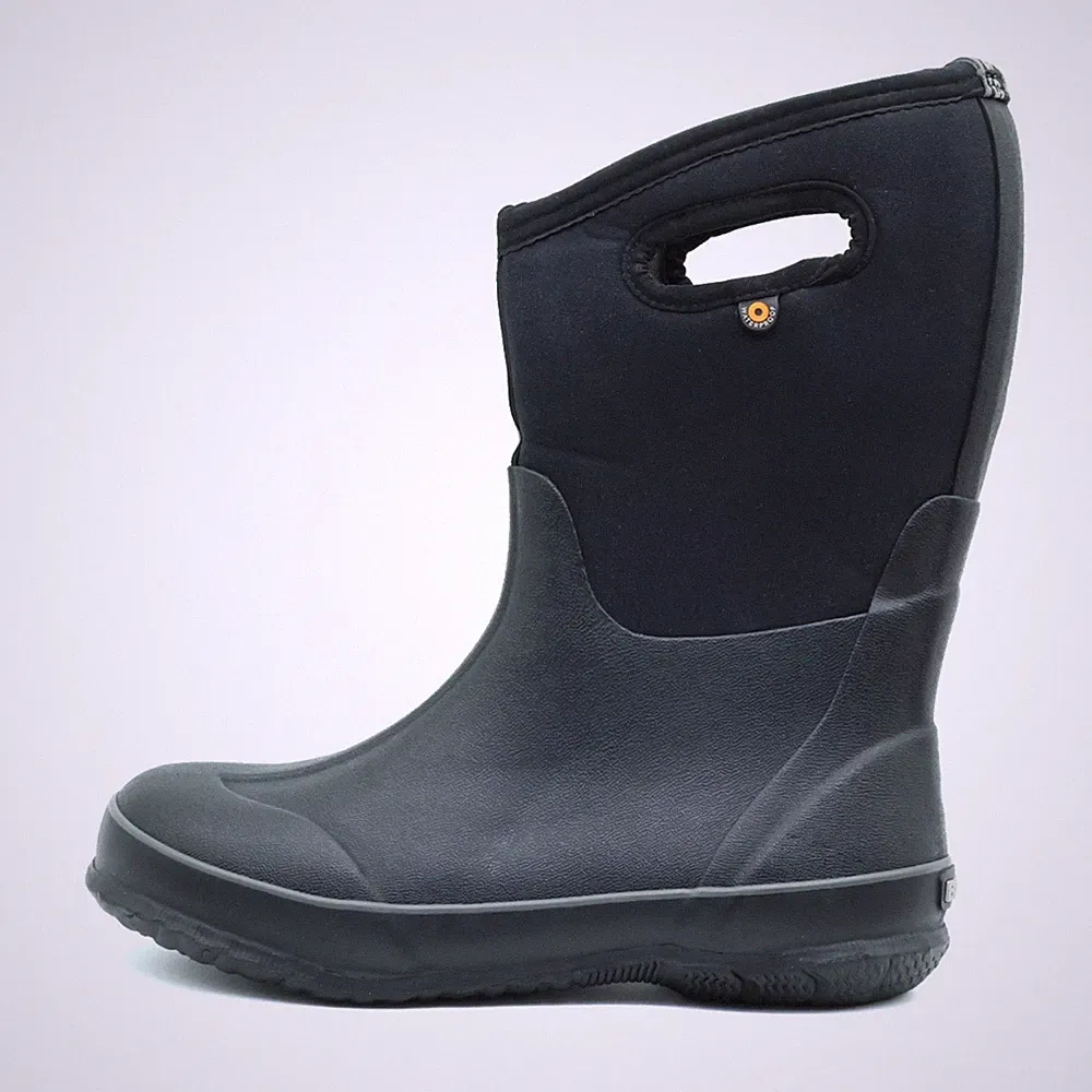 BOGS Damen Classic High HA Stiefel Schwarz Gummi Rutschfest Gummistiefel EU 37
