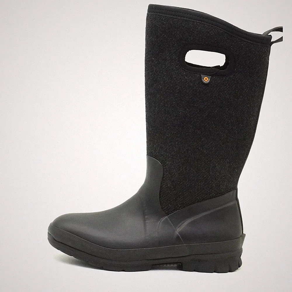 BOGS Damen Crandall Wool Winterstiefel Schwarz Wasserdicht Stiefel EU 40
