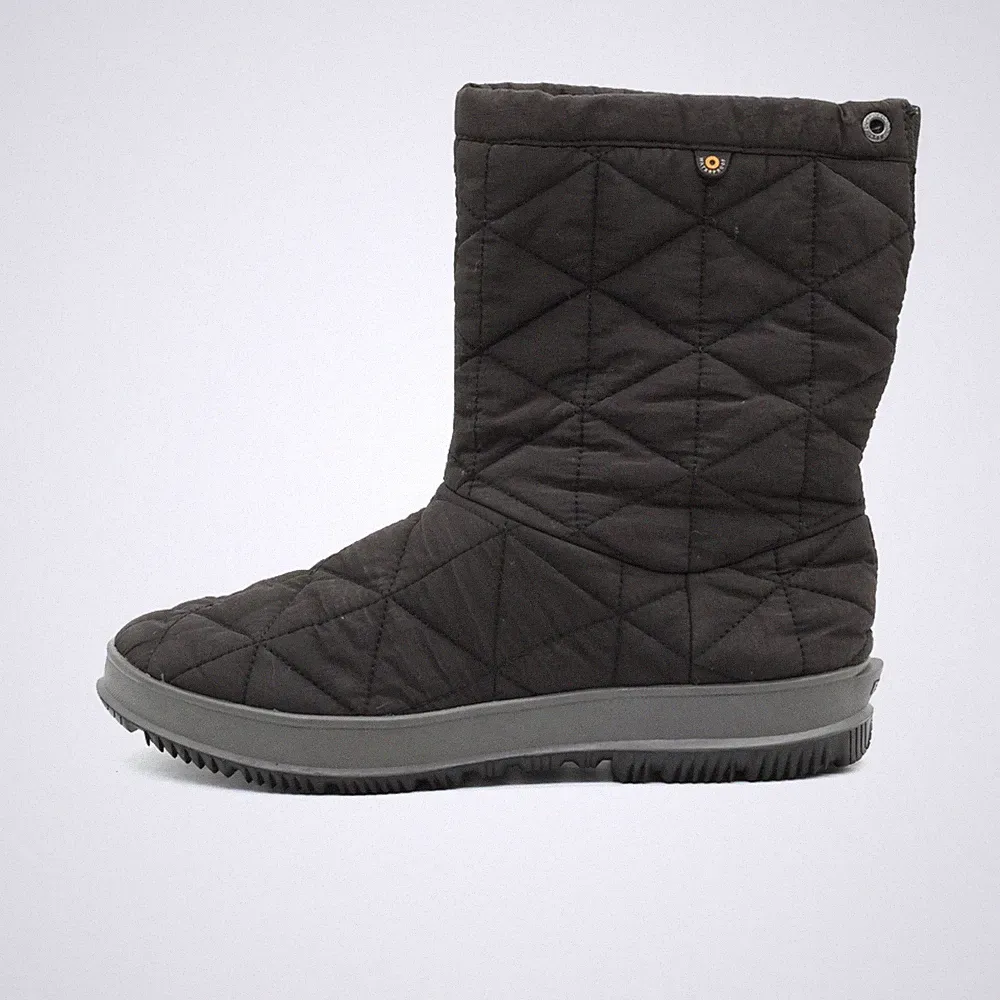 BOGS Damen Snowday Mid Stiefel Schwarz Synthetik Durafresh Winterstiefel EU 41
