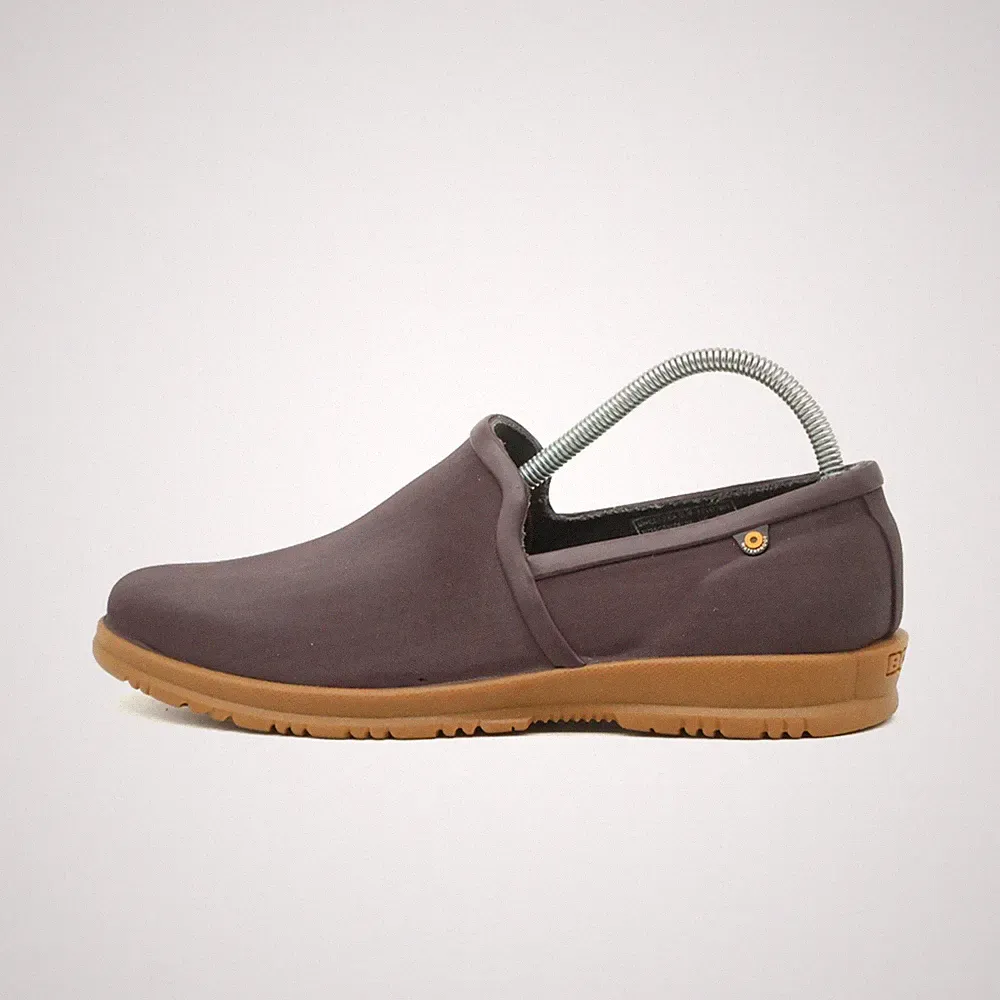 BOGS Damen Sweet Pea Slip Gummistiefel Braun Schlupfeinstieg Clogs EU 39