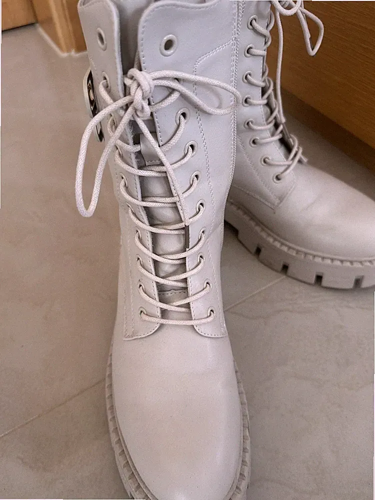 Boots Booties beige Gr. 41 Stiefel Frühjahr/Herbst
