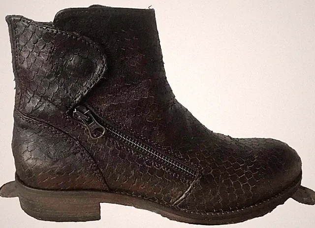 Boots “Lorenzi”, Leder, Braun, Größe 39
