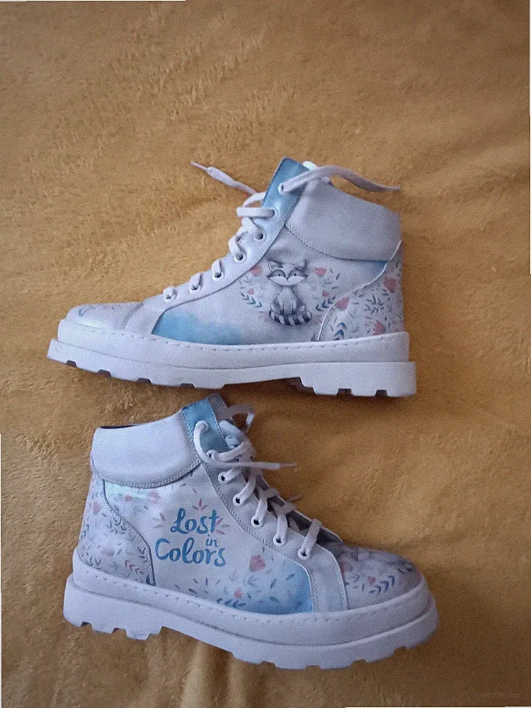 Boots von Dogo gr.38 mit Motiv