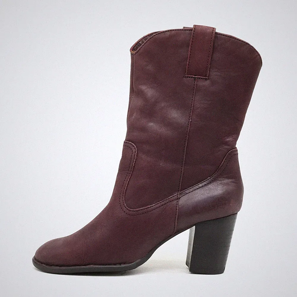 Born Crown Damen W91734 CK19 Stiefel Bordeaux Passform Westernstiefel EU 39