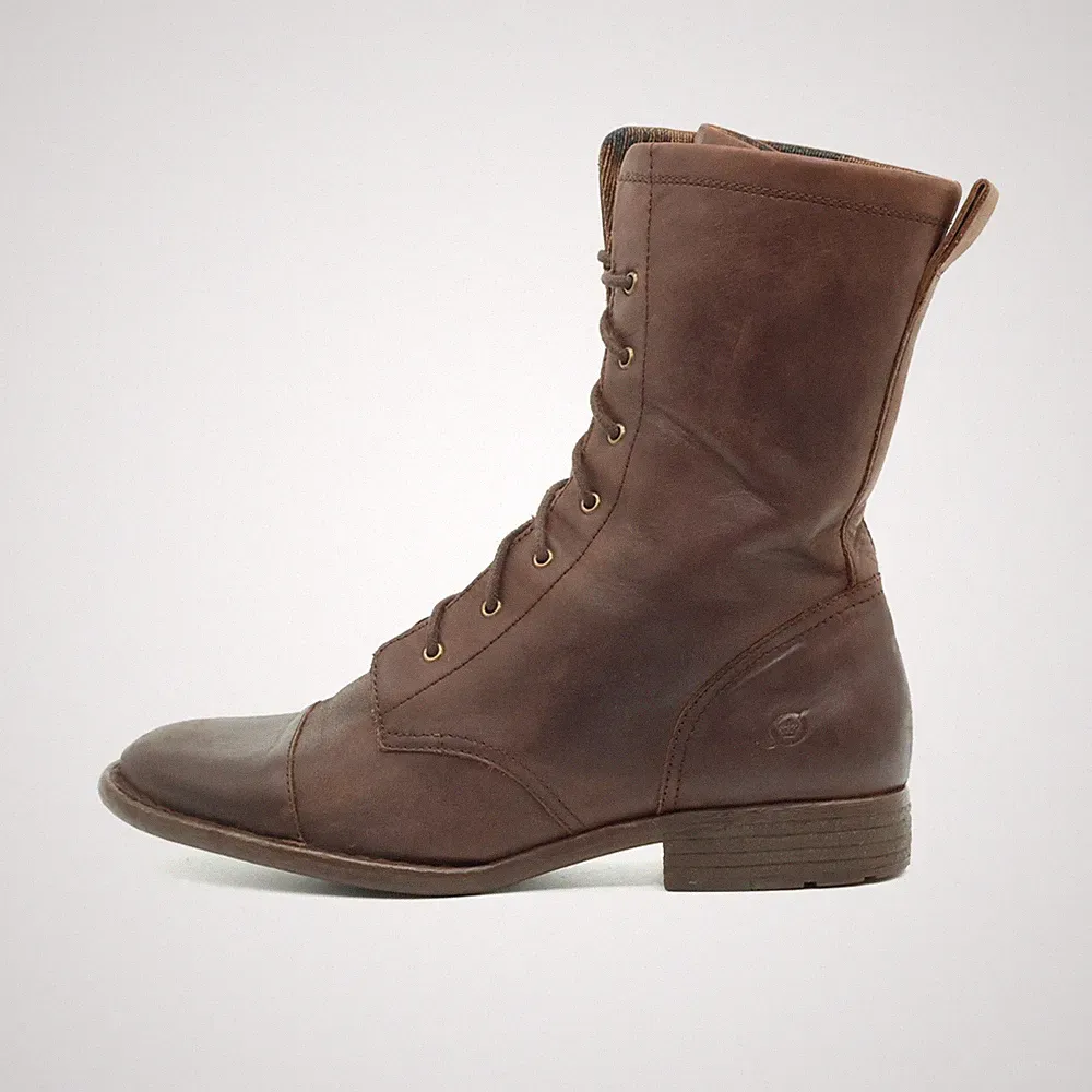 Born Damen Schnürstiefel EU 41,5 F30223 Braun Schnürung komfortabel Original