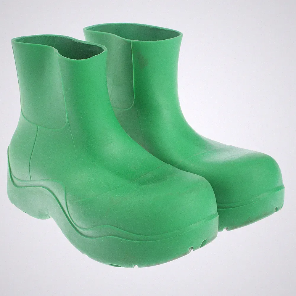 Bottega Veneta Gummistiefel 37 EUR Grün Sehr gut