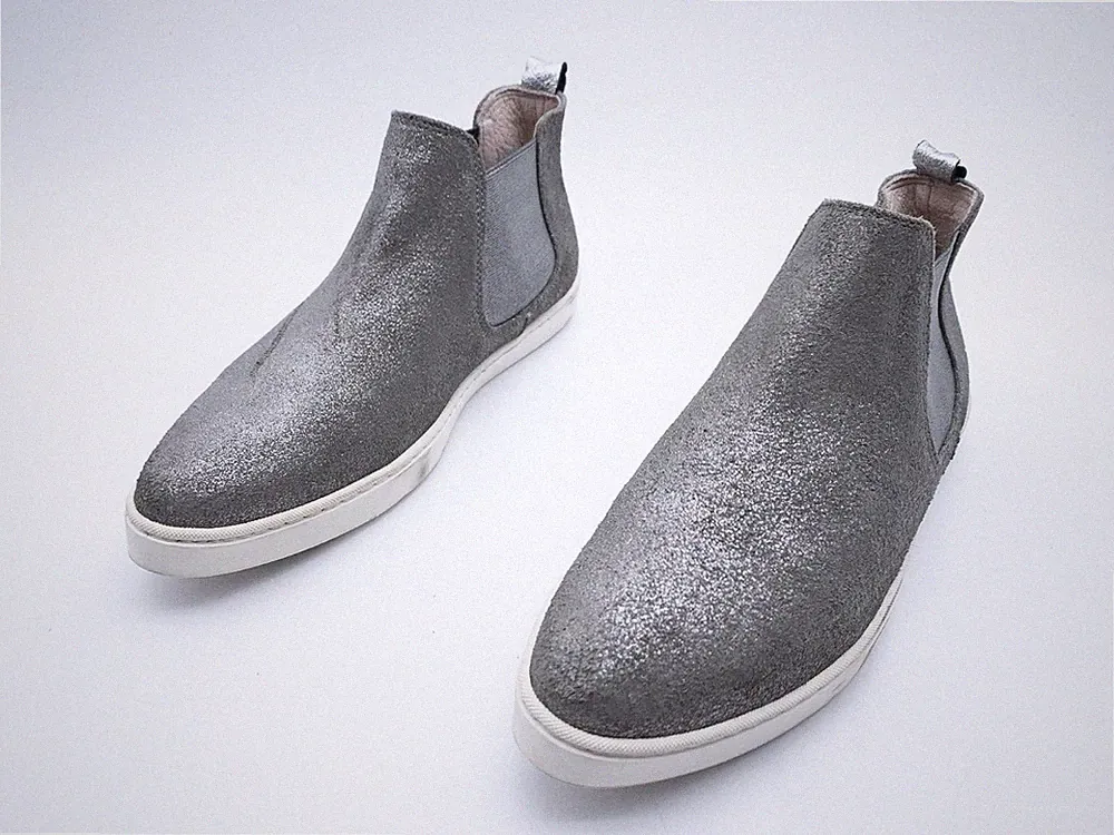 BRAX Damen Stefelette Chelsea-Boots Freizeitschuhe Grau Gr. 37 EU Art. 40431-80