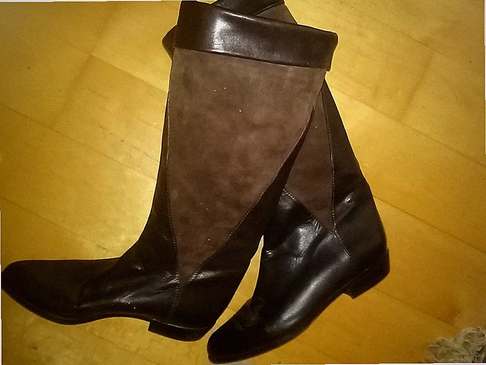 BRUNELLA ~ hochwertige Lederstiefel ~ braun Gr. 37,5 ~ weiches Leder ~ Top!