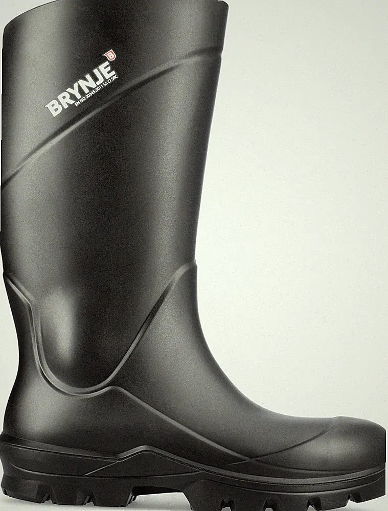 Brynje Gummistiefel Solid 2.0 Schwarz