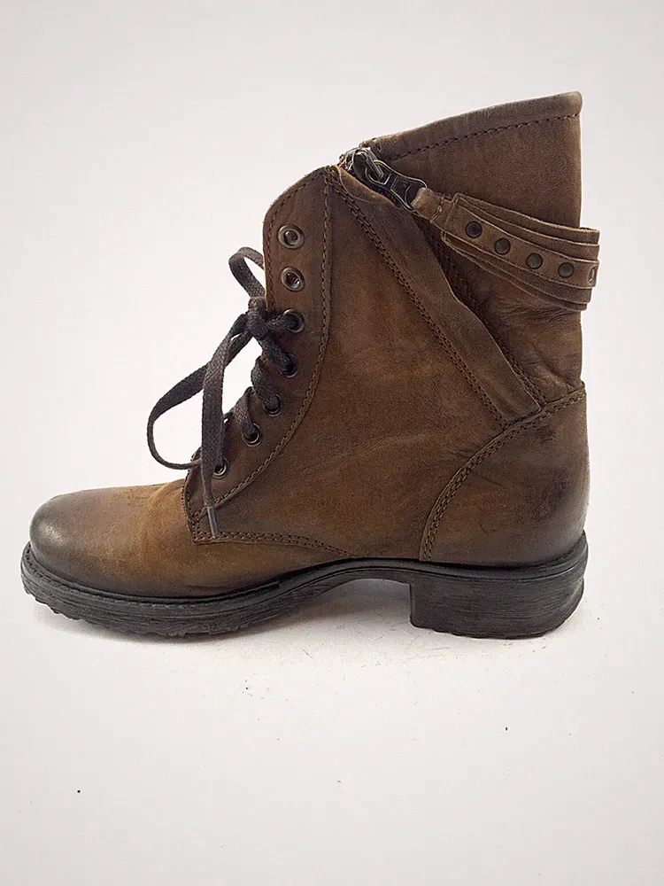 BUFALLO DAMEN STIEFEL STIEFELETTEN BOOTS Gr:39 Uk:6 BRAUN