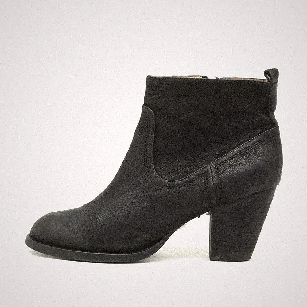 Buffalo London Damen Stiefeletten Leder Ankle Boots Vintage-Look Booties EU 39