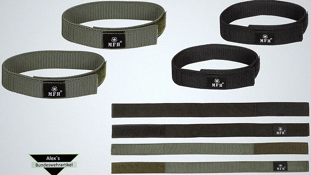 Bundeswehr Hosengummi mit Klett verstellbar Stiefelgummi Beingummi MF