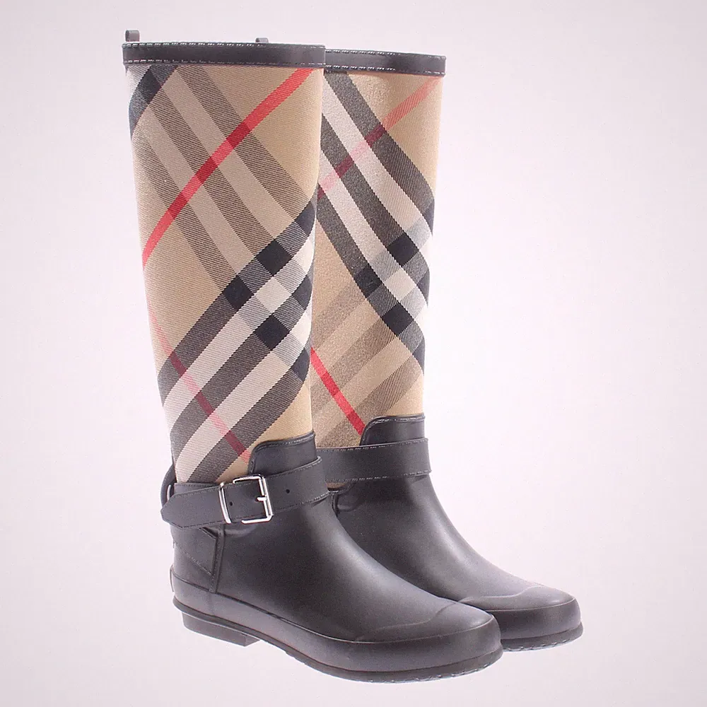 Burberry London Gummistiefel 35 EUR Mehrfarbig Sehr gut