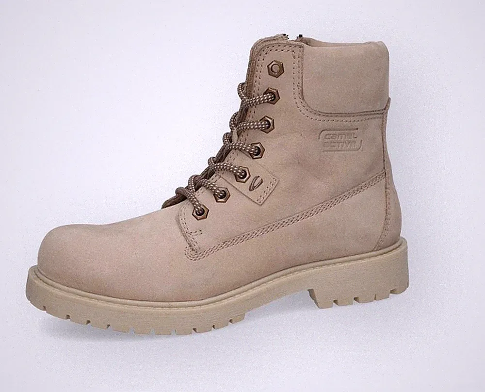 Camel Active CATR201 Damen Stiefel | Boots | Booties | Nubukleder - NEU