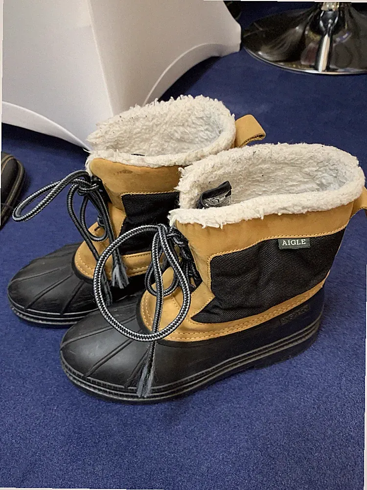 CANADIAN AIGLE Winterstiefel Boots Gr. 37 Damen gefüttert Schnürung