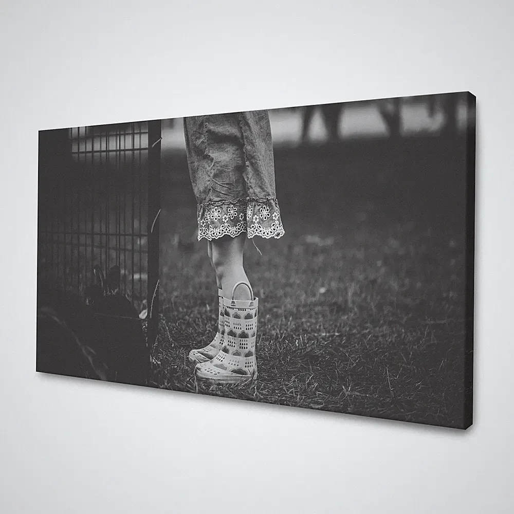 Canvas Gummistiefel