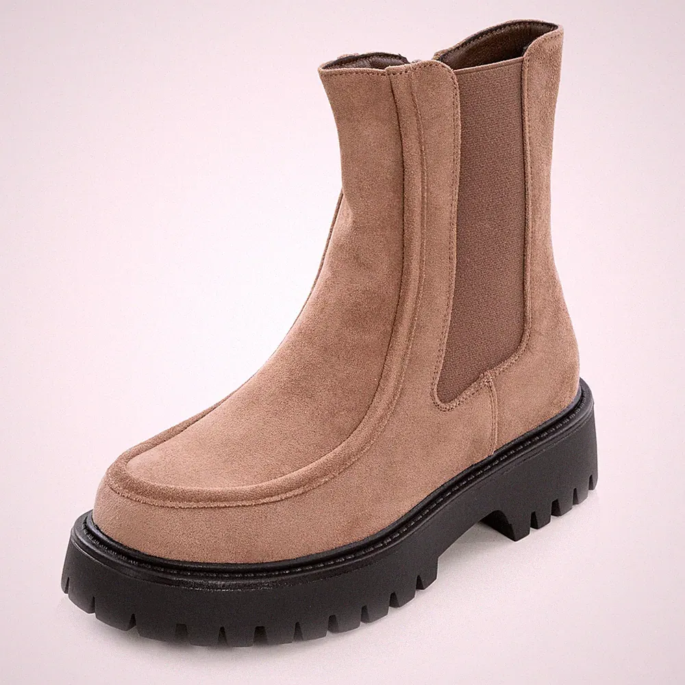 Carrarmato Damen Stiefeletten Chelsea Boots Chunky Low Boots TOOCOOL 989-5