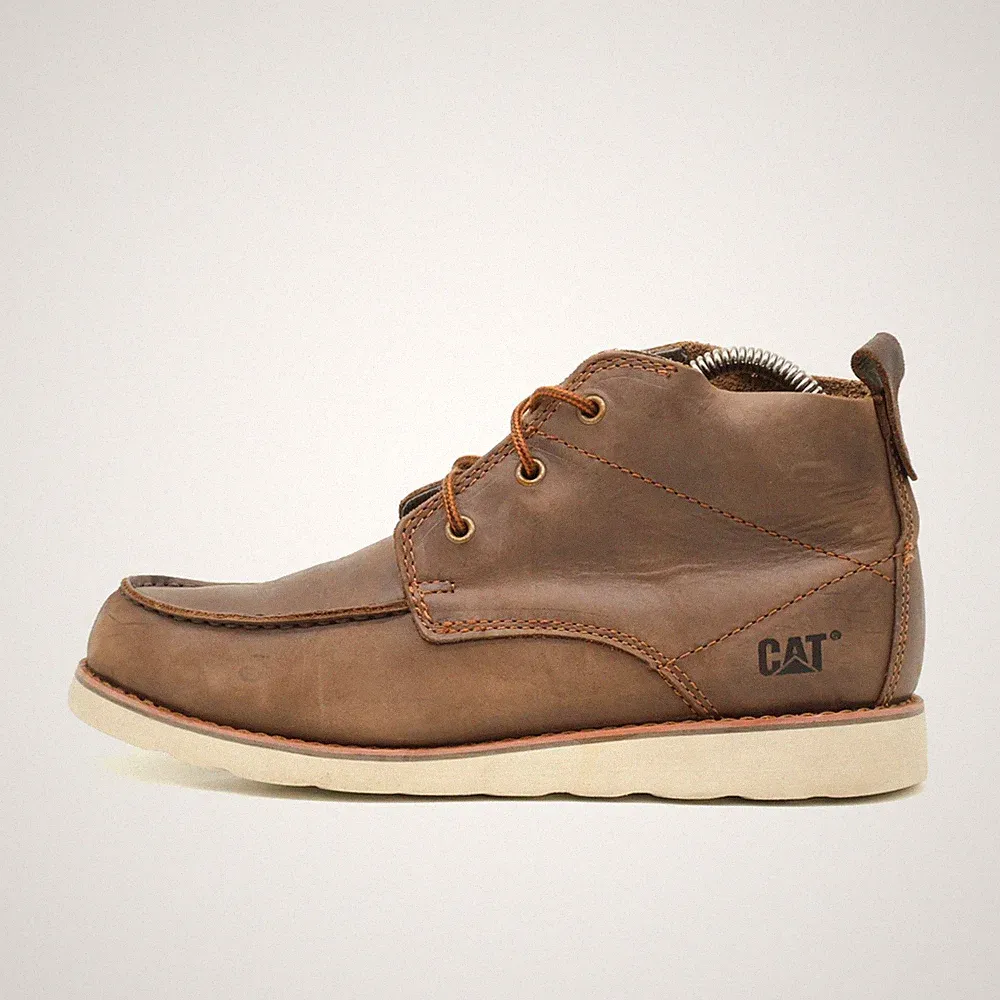 CAT Damen P713597 Schnürstiefel Braun Leder Passform Stiefeletten EU 41