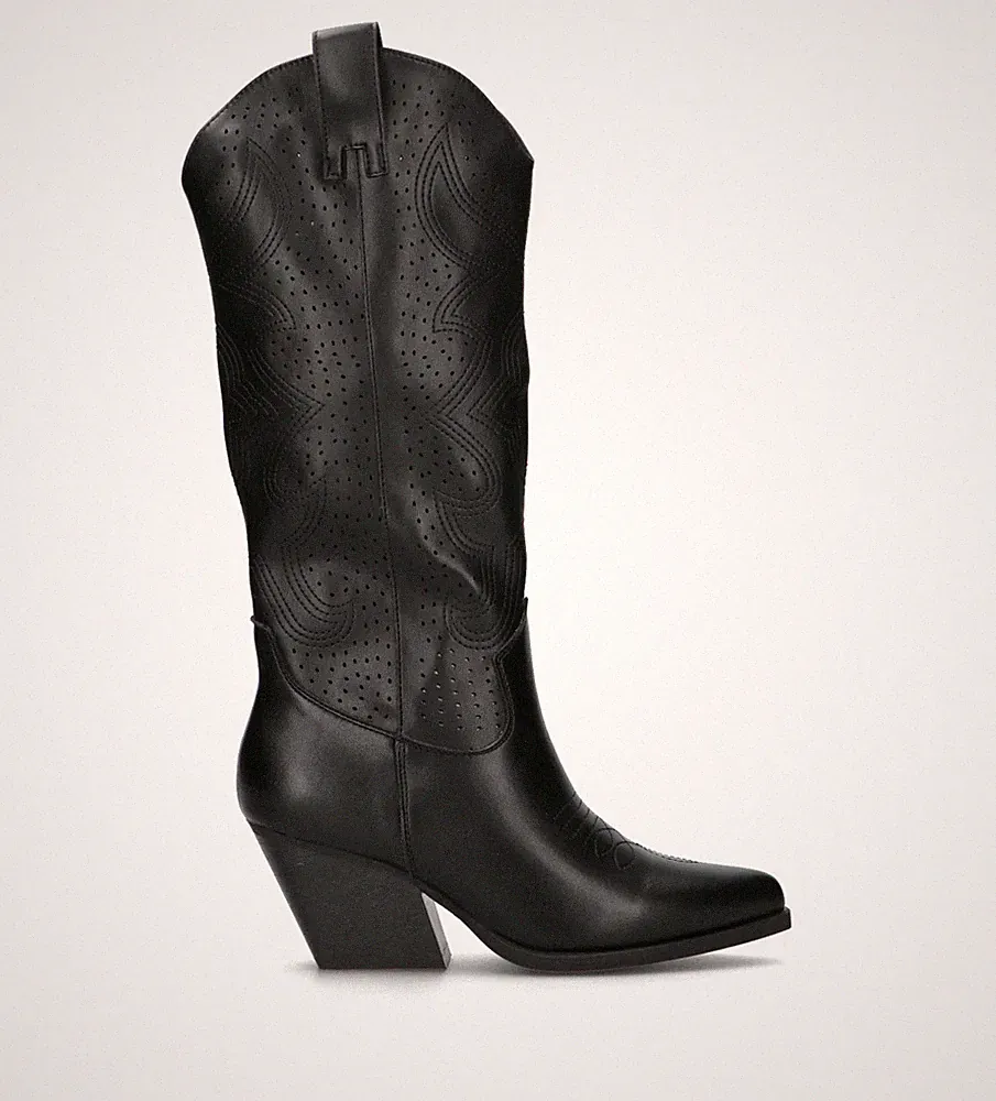 Catch Juice Damen Stiefel Schwarz Pu CJ-X28-100-BLA-A119555