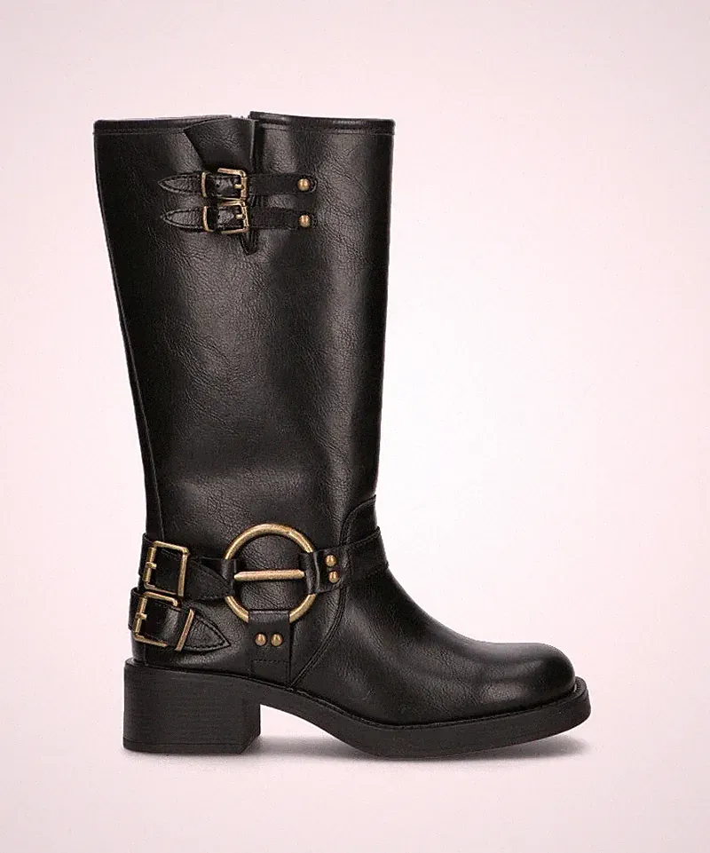 Catch Juice Damen Stiefel Schwarz Pu GR452-NER-A063457