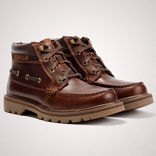 Caterpillar Colorado Boot Mittel Leder Herren Britisch Hellbraun Stiefel