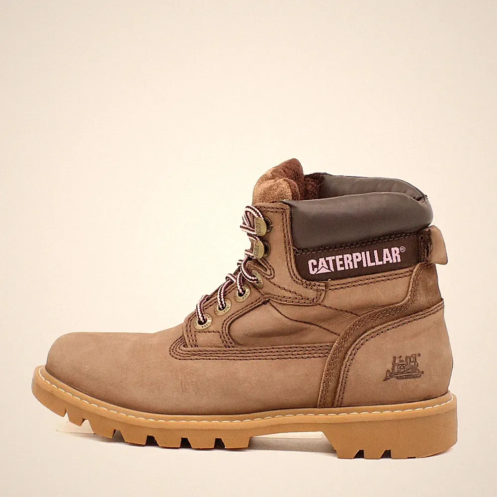Caterpillar Damen 305059 Stiefel Braun Leder CAT Arbeitsstiefel EU 37