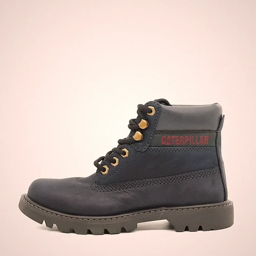Caterpillar Damen P111400 Stiefel Dunkelblau Leder Footwear Arbeitsstiefel EU 37