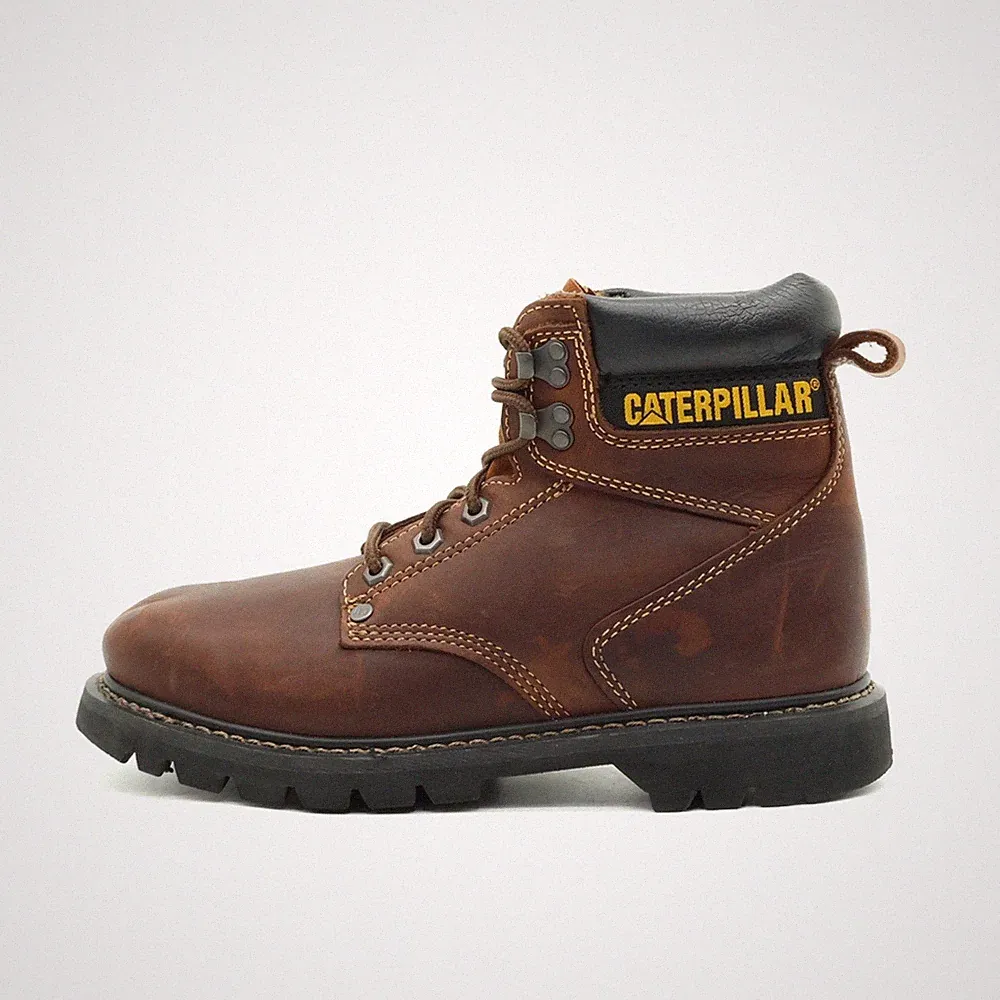 Caterpillar Damen P72365 Stiefel Braun Leder Arbeitsstiefel Arbeitsboots EU 39