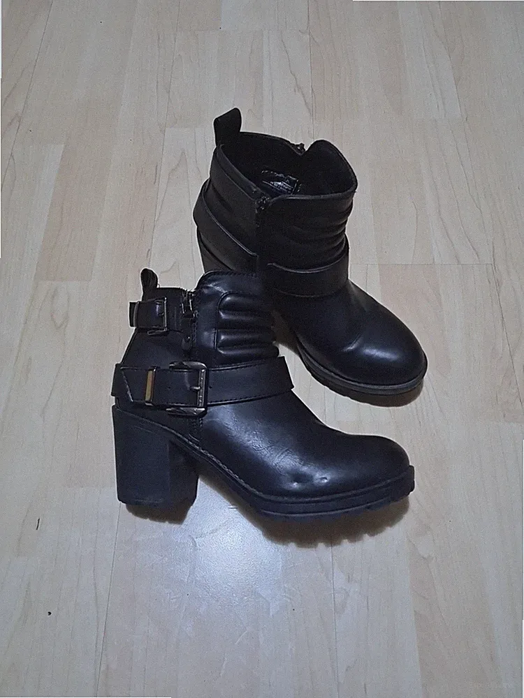 Catwalk Stiefelette Damen Ankle Boots Booties Gr. EU 41 Schwarz
