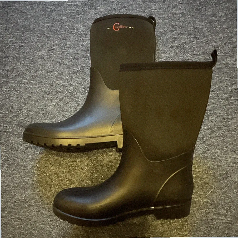 Cavalliero Gummistiefel Reitstiefel EU 37 Schwarz wasserdicht Anti-Rutsch