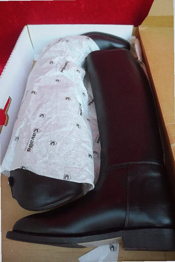 Cavallo Reitstiefel , Größe 5 1/2 ,Leder, Schwarz, Neu
