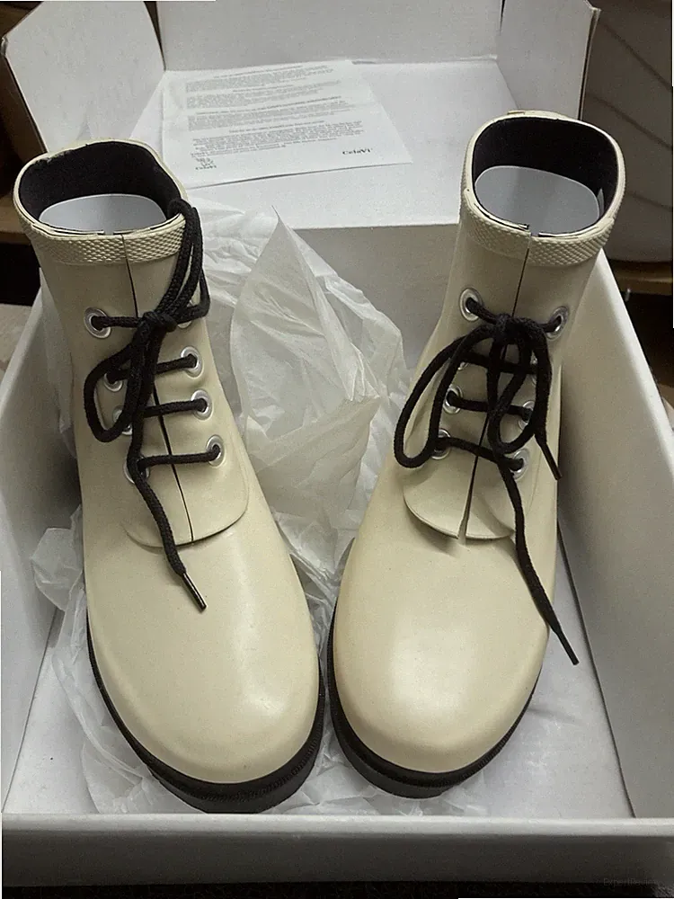 CelaVi Gummistiefel, Gr. 37 Beige Damen neu