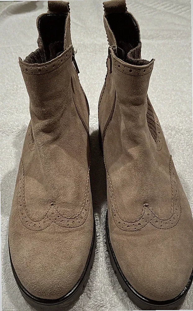 Chelsea boots 39 gebraucht Gabor Gr.39 Beige Wildleder