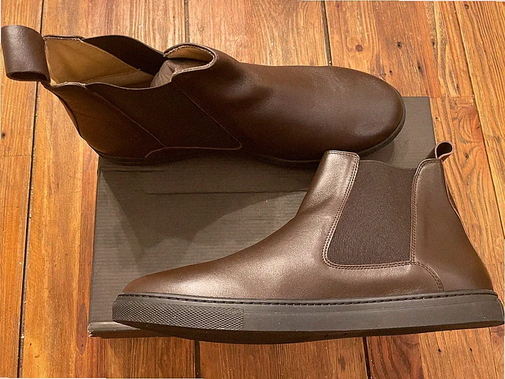 Chelsea Boots Herren M.i. Italy 100% Leder + Lederinnenfutter biegsam div.Größen