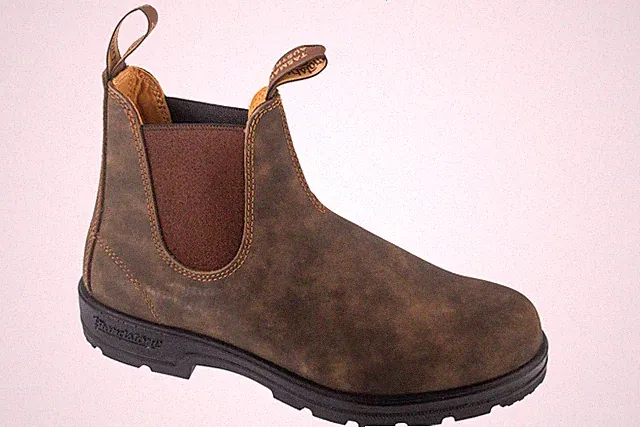 Chelsea boots Unisex, Blundstone Elastic Sided Boot Lined, Braun