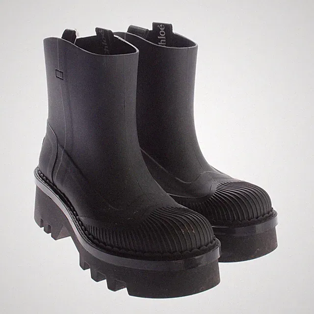 Chloé Gummistiefel 41 EUR Schwarz Sehr gut