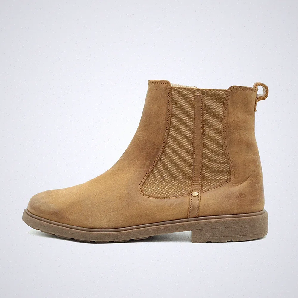 Clarks Damen 15890 Stiefeletten Braun Leder Knöchelhoch Boots Chelsea EU 38