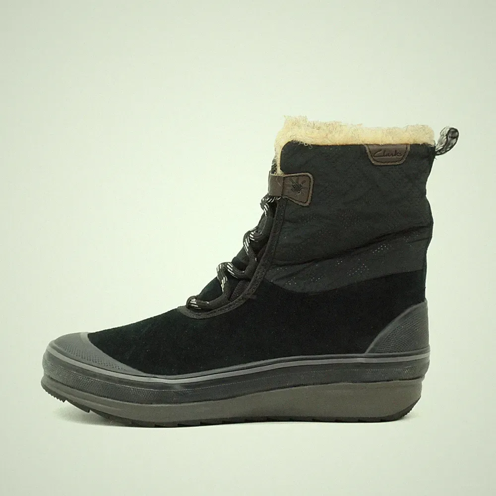 Clarks Damen 261207414045 Stiefel Schwarz Outdoor Winterstiefel EU 37,5