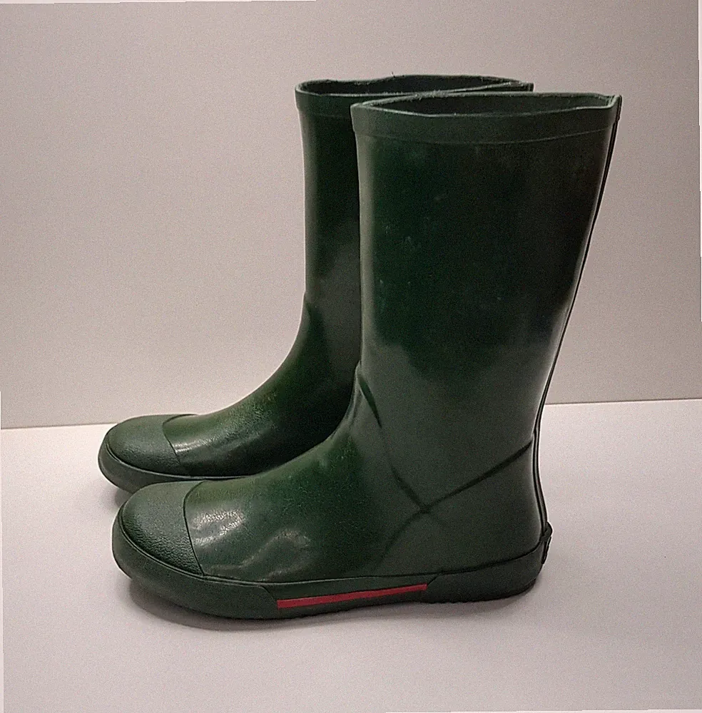 Clarks DAMEN 2UK EU34,5 GRÜN WASSERDICHT HALBHOHER GUMMISTIEFEL REGENSTIEFEL GUMMISTIEFEL