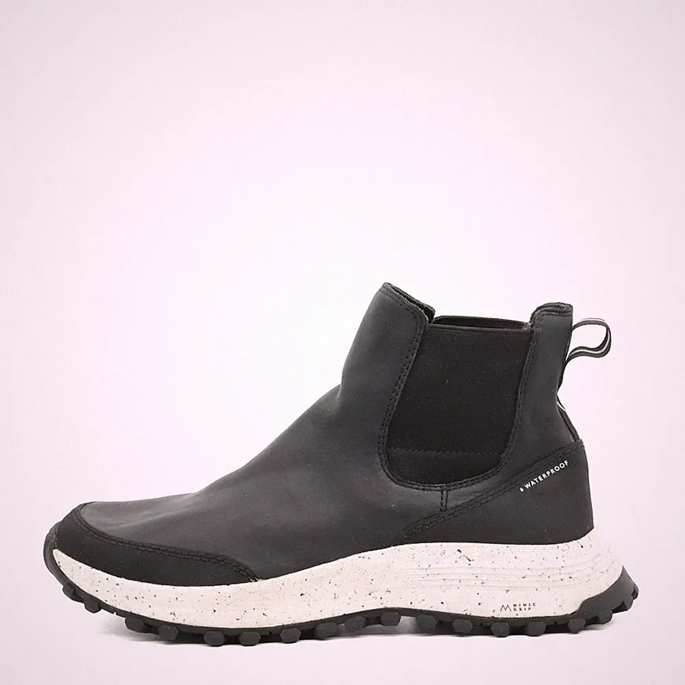 Clarks Damen Chelsea Boot Waterproof Stiefeletten Schwarz Leder ATZ Boots EU 39