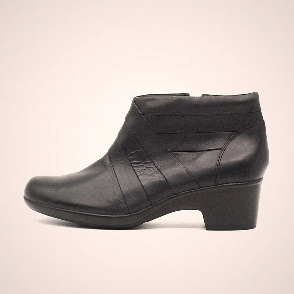 Clarks Damen Stiefel EU 43,5 26104006 Schwarz Originals